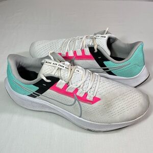 NIKE Air Zoom Pegasus 38 Miami South Beach Running Shoes/Trainers, Men’s 13